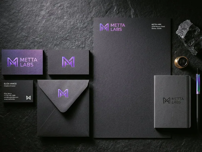 Noir Elan identity material